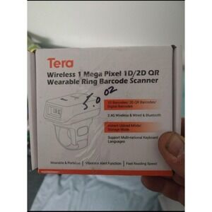 Tera Wireless 1 Mega Pixel 1D 2D QR Wearable Ring Barcode Scanner Bluetooth 2.4G